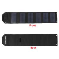 Cargador Solar Portátil De Panel Plegable 60W/80W/100W Con USB 5V Para Camping Y Senderismo Batería De Almacenamiento Con Cable - details 14