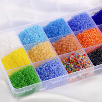 Kit De Joyería DIY Para Niñas Con 10-24 Colores De Cuentas De Vidrio 2/3mm Para Pulseras Y Collares Juego De Colores Trenzados - details 2