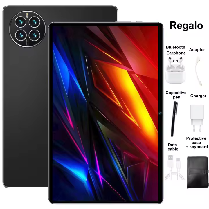 14 Núcleos,Nueva Red, Tablet Android 2025, Versión Global, 20000mAh,16 GB RAM 1 TB ROM, 10,1 Pulgadas, Android 13,0, Wifi Bluetooth Network Tableta - 1