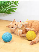 Juguete Interactivo Para Gatos Pelota De Rasguño De 8cm Resistente Mordisco Para Perros Y Gatos Juguete Sonoro Accesorios Para Mascotas - details 3