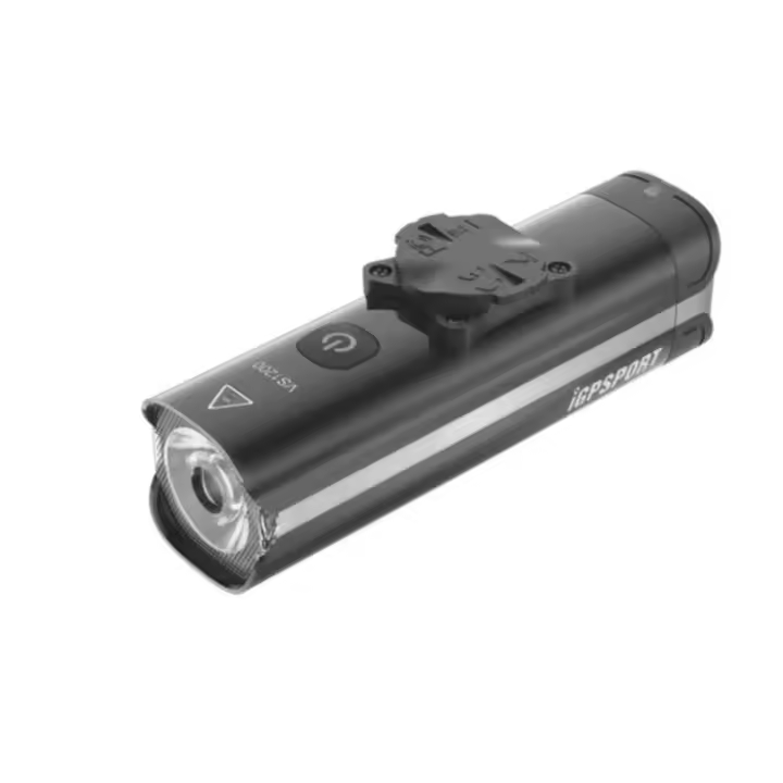 IGPSPORT | Luz Delantera Inteligente VS1200 1200 Lúmenes - VS1200 Luz Delantera Inteligente - Más luz para una conducción más inteligente.

1200 lúmenes de alto brillo
Encendido y apagado - 1