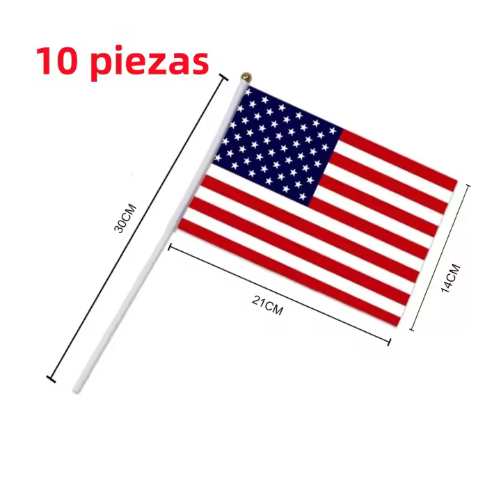 Bandera De Estados Unidos 90x150cm De Poliéster Bordada Estrellas Impermeable Nylon Pesado Bandera De Independencia Estripes - 1