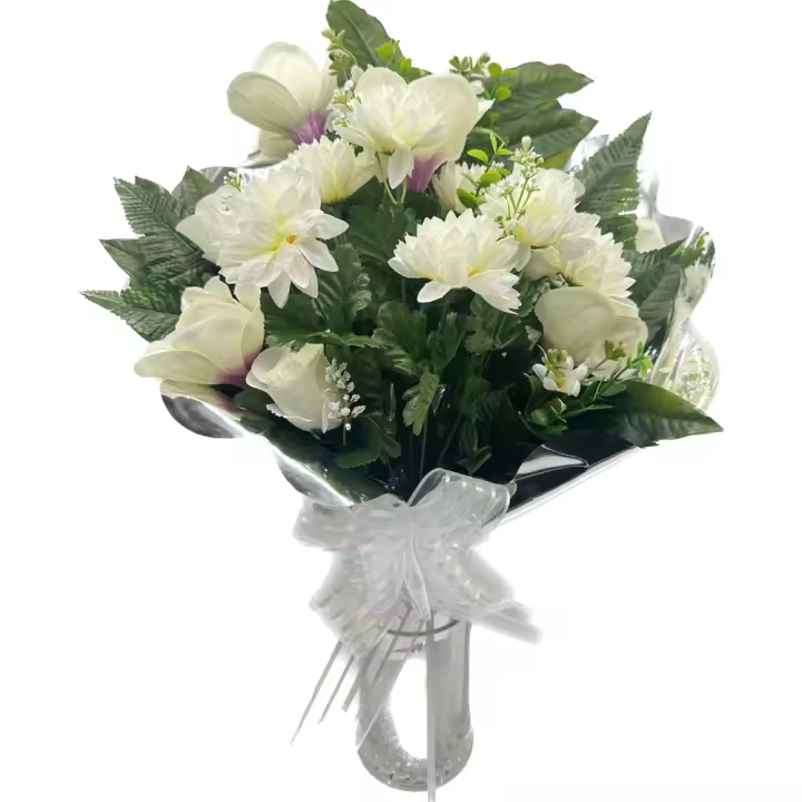 PLUS HOME Ramo para Cementerio de Flores Artificiales de Tela para Todos los Santos Medida + -78cm. - 1