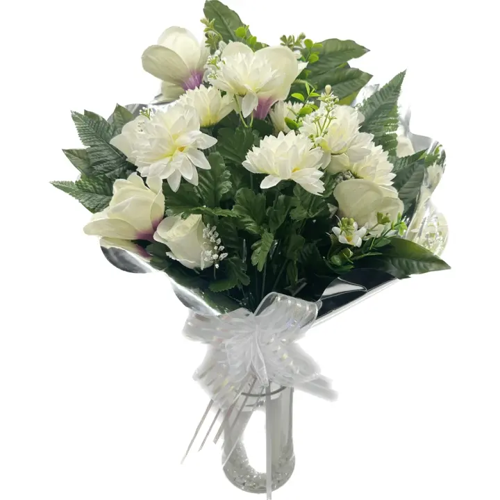 PLUS HOME Ramo para Cementerio de Flores Artificiales de Tela para Todos los Santos Medida + -78cm. - 1