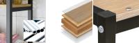 Vicyol S&D Estante de Almacenamiento Ahorra Espacio de 3 Niveles Encima Inodoro o Lavadora. Madera E1 y Acero - details 0