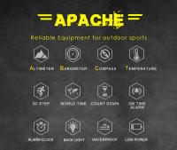 Reloj Deportivo Para Hombre North Edge Resistente Al Agua 50M LED Digital Con Compas Barometro De Altitud Y Medidor De Temperatura Y Presion - details 1