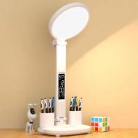 Luz De Escritorio LED Con Ventilador Y Reloj Cargador USB Luz De Lectura Con Protección Ocular Plegable Luz Nocturna Para Escritorio - details 8