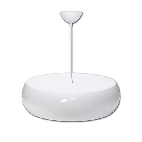 LÁMPARA ILUMINACIÓN COLGANTE MODERNA NORDICA ROSCA E27 PARA EL RESTAURANTE DORMITORIO SALA DE ESTUDIO LOFT PASILLO 42 CM DIÁMETRO COLOR BLANCO - 1