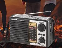 Radio Portátil FM AM SW Con Altavoz Bluetooth Inalámbrico Luz De Escenario LED MP3 Player Sensibilidad Alta Banda Completa Solar Emergencia - details 6