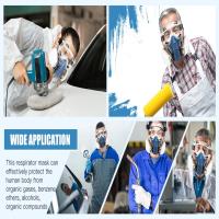 Máscara De Protección Respirable 7 En 1 / 16 En 1 7502 Para Pintura Y Spraying De Vapores Orgánicos Y Gas Químico Seguridad De Trabajo - details 4