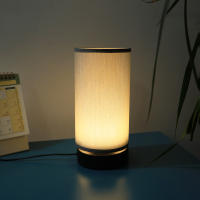 Lámpara De Escritorio Minimalista Moderna Con Luz Cálida De TelaInterruptor USB Para DormitorioAmbiente De Sala Y Estudio - details 6