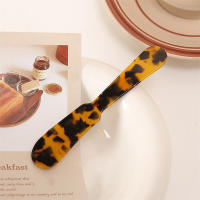 Cuchara De Postre Retro De Acrílico De Grado Alimenticio Con Patrón De Mármol Cortador De Queso Y Mermelada Para Helado Y Pasteles - details 10
