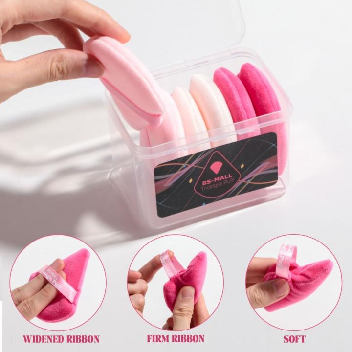 MOV Esponja de maquillaje seis en uno con cámara de aire, base BB espesa, polvos sueltos, seca y húmeda, esponja de maquillaje de doble uso, borla de maquillaje