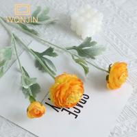 Artificial Flor De Paeonia Individual Con 3 Cabezas Decoración De Hogar Para Boda Hotel Lujo Iluminación Falsa Flor De Seda - details 5