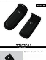 Nueva Funda Para Cuchillo Táctico EDC De Nylon Oxford Set De Embalaje Para Cuchillo Plegable Con Estuche De Nylon Regalo Que Incluye Herramientas Multifuncionales Y Scabbard Pouch - details 2