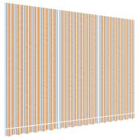 vidaXL Toldo de lona 450x300 cm Color Azul y blanco, Crema, naranja y blanco Protección Rayos UV para Terraza Patio Exterior Jardín - details 10