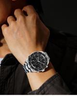 Reloj Mecánico Para Hombre Welly Merck WM170 Resistente Al Agua 200M Estilo Casual Clásico Y Business Con Fase De La Luna Material De Acero Inoxidable - details 11