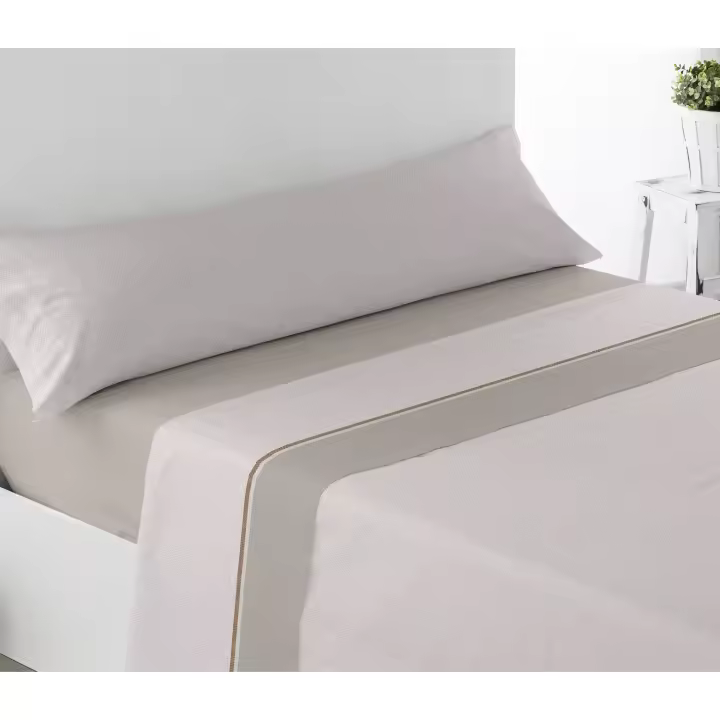 Juego de sábanas ligero, suave, fresco. Azul, Rosa, Gris, Verde. Juego de Cama 100% Microfibra tacto Satén. Cama de 150, 135, 90 y 105. Primavera, Verano. Dormitorio Elegante, Alegre, Colorido,Luz - 1