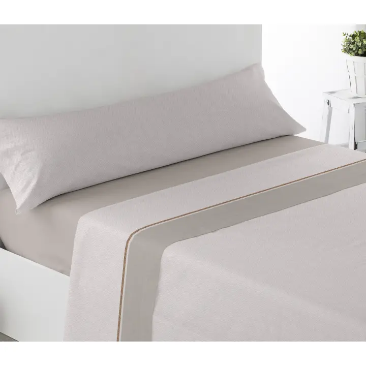 Juego de sábanas ligero, suave, fresco. Azul, Rosa, Gris, Verde. Juego de Cama 100% Microfibra tacto Satén. Cama de 150, 135, 90 y 105. Primavera, Verano. Dormitorio Elegante, Alegre, Colorido,Luz - 1