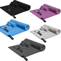 Juego De 3 Toallas De Microfibra Ultra Suaves Para Running Fitness Viaje Yoga Toallas De Playa De Secado Rápido Calidad Superior - details 4