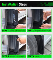 Pardas De Barro Para Honda Fit Jazz GK5 MK3 2014-2017 Protección Contra Salpicaduras Guardabarros Accesorios De Coche - details 5