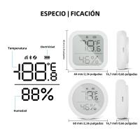 Sensor De Temperatura Y Humedad Moes Con Pantalla LCD Control Remoto ZigBee Hub Gateway Tuya Smart Para El Hogar Inteligente - details 12