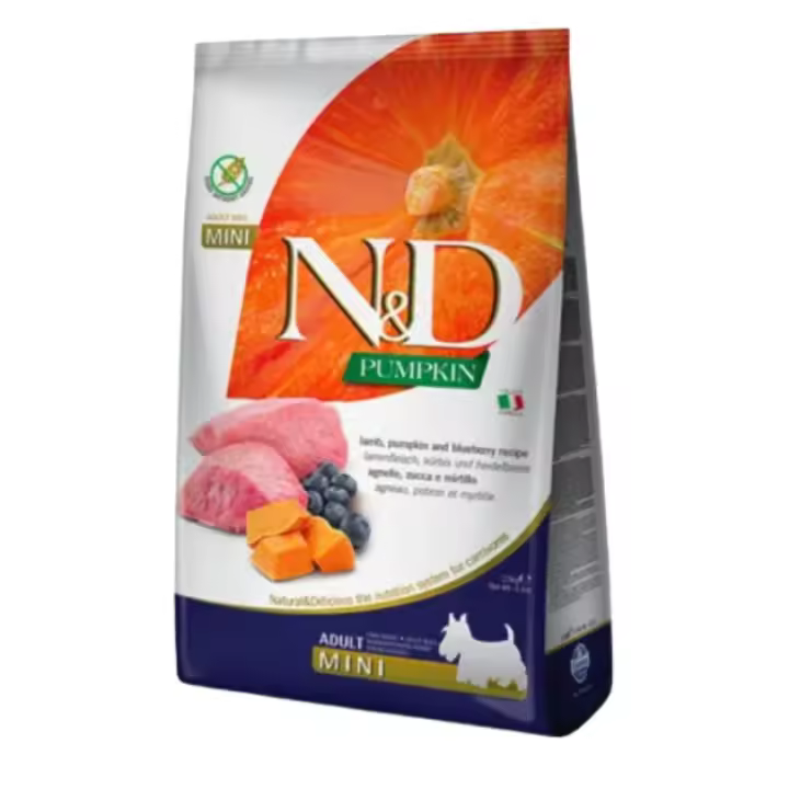 Farmina N&D Grain Free Pienso de Cordero y Calabaza para Perros Mini - 1