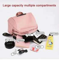 Bolso De Hombro Pequeño Para Mujer Vento Marea Shell 2024 Nueva Nylon Correa Ancha Bolso Cruzado Resistente Al Agua Y Suave Bolsos Cruzados De Calidad - details 3