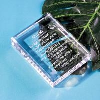 Regalo Para Mamá Cumpleaños Personalizado Bloques De Cristal Engraved Presente Para Día De La Madre Regalos De Hijo Hija - details 3