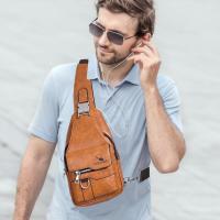 Bolso bandolera para hombre, bandolera de piel sintética, impermeable, para hombre y mujer, mochila informal de viaje para senderismo y ciclismo. - details 0