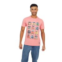 Camiseta Furgos Brave Soul 149TROL rosa - Estampado frontal de furgos - details 0