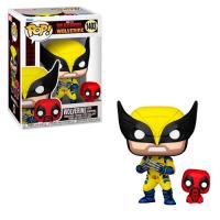 Funko   Wolverine with Baby Pool  Baby Pool Bebe   Lobezno Deadpool 2024 Deadpool and Wolverine Lobezno Marvel Comics Funko Pop 1363 Masacre - details 2