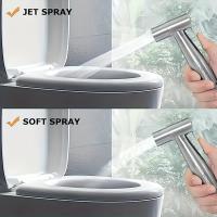 Juego De 3 Piezas De Cabeza De Ducha De Alta Presión En Acero Inoxidable Con Cabezal De Bidé Y Accesorios Para Bañera - details 6