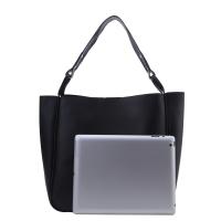 Bolso De Hombro Para Mujer Simple Y Elegante De Color Sólido Retro Gran Capacidad En Cuero PU Bolsa De Mano De 2024 - details 7