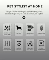 Cortador De Pelo Para Mascotas Recargable Electrónico Ajustable Para Perros Y Gatos Peluquería De Animales Sin Cuerda - details 1