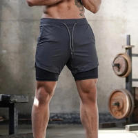 Shorts De Gimnasio Para Hombre 2 En 1 Ropa Deportiva De Entrenamiento Rápida Secado Para Correr Y Yoga Pantalones De Baloncesto - details 8