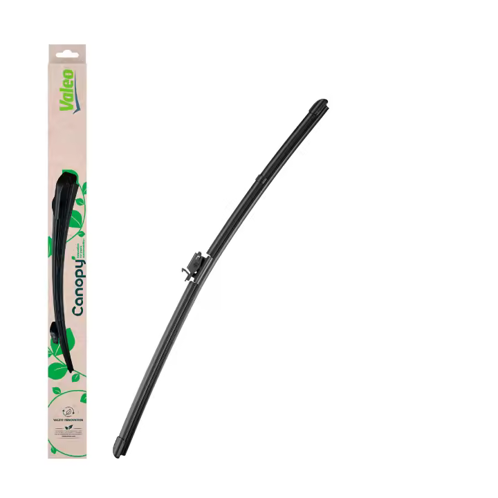 Valeo Canopy - CAN63 - Escobilla Limpiaparabrisas Plana Hecha Con Materiales Naturales Y Reciclados De Longitud: 550mm (Paquete x1) - Limpiaparabrisas Frontal - 1