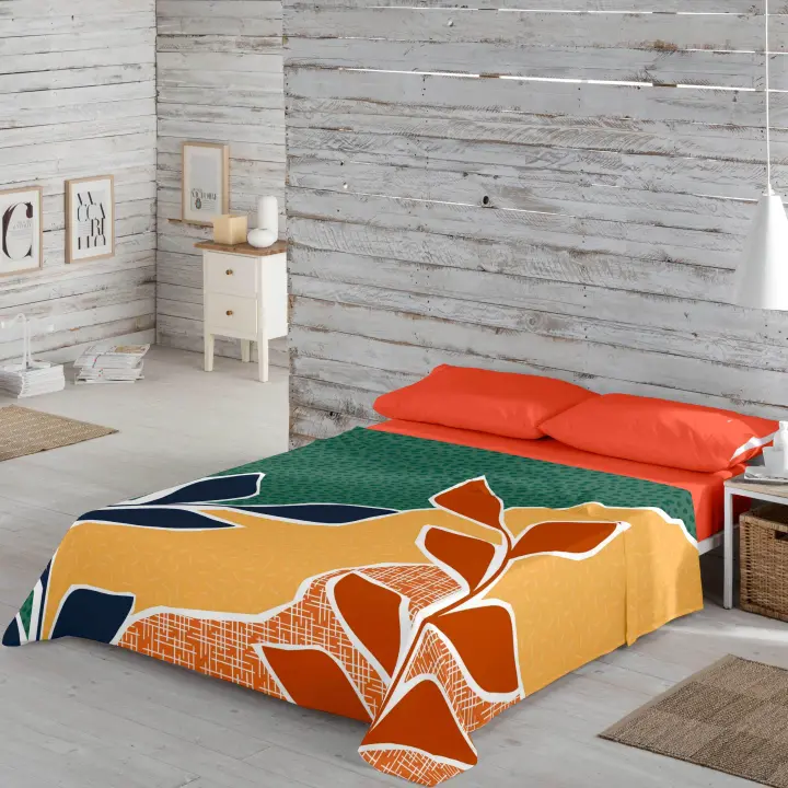 ICEHOME - Juego de sábanas Estampadas 2/3 piezas - Algodón Extra Suave - Fabricado en España - Cama 90/135/180 – ALDO - 1