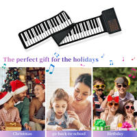 Piano Portátil De 88 Teclas Plegable Con Trompeta Para Principiantes Regalo De Cumpleaños Para La Enseñanza Musical - details 6