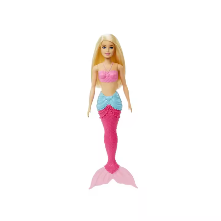 Muñeca Barbie Dreamtopia Sirena Rosa 30cm - 1