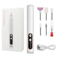 Taladro De Uñas Inalámbrico 6 En 1 15000RPM Con Luz LED Y Pantalla Corte De Uñas Pulidora Y Masajeadora Para Manicura Y Pedicura - details 8