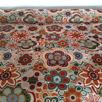 Lafábricadelastelas- Gobelino Jacquard por metros Flores tapicería, resistente, de calidad, cortinas, cojines, colchas,bolsos, tejido para moda. - details 3