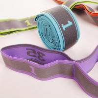 Cinta De Yoga De Poliéster Latex Elástica Para Danza Latina Estiramiento Bandas De Resistencia De Ejercicio Fitness Pilates GYM - details 1