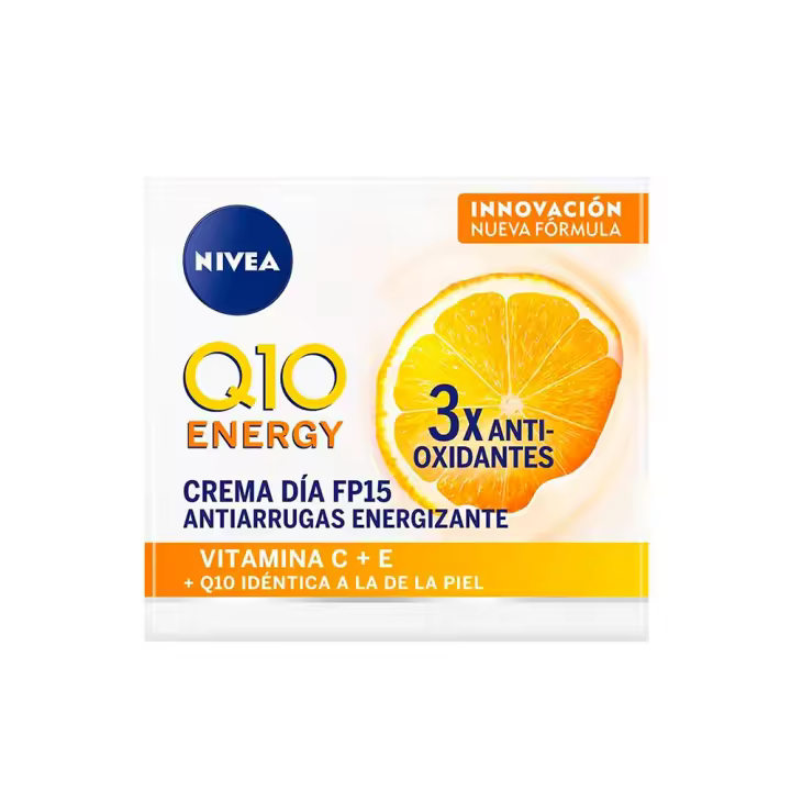 NIVEA Q10 Energy Crema de Día Antiarrugas FP15 con Vitamina C 50ml - 1