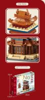 Modelos De Bloques De Construcción Estilo Chino Torre Del Pájaro Amarillo Paisajes Históricos Juguete Educativo Para Niños 6-12 Años - details 2