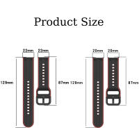 Pulsera Deportiva De Silicona 20 22mm Para Xiaomi Watch S3/S2 46mm 42mm/S1 pro Y HUAWEI WATCH GT 3 2 42mm Correa Activa De Muñeca - details 3