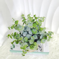 Planta Artificial De Eucalipto En Maceta Cilíndrica Para Decoración De Oficina Y Fiestas Prop De Exhibición De BONSAI - details 2