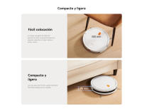Xiaomi Robot Vacuum E5, Función de aspiración y fregado en uno, Planificación inteligente de rutas , Aplicación y control por voz - details 3
