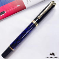 Pluma De Escritura JINHAO 500 De Lujo Regalo Mejor Oficina Suministros Metal Iridio Azul Suave Suministros De Escritura - details 4