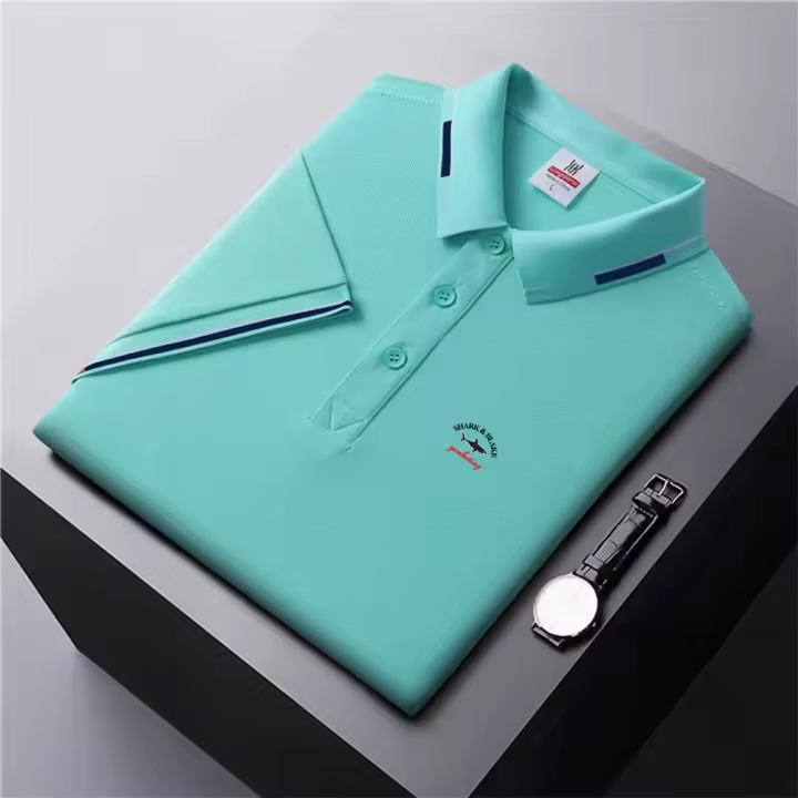 Camisa POLO Para Hombre De Manga Corta Veraniega Transpirable Camiseta Casual De Negocios De Alta Calidad Cómoda Top 2024 - 1